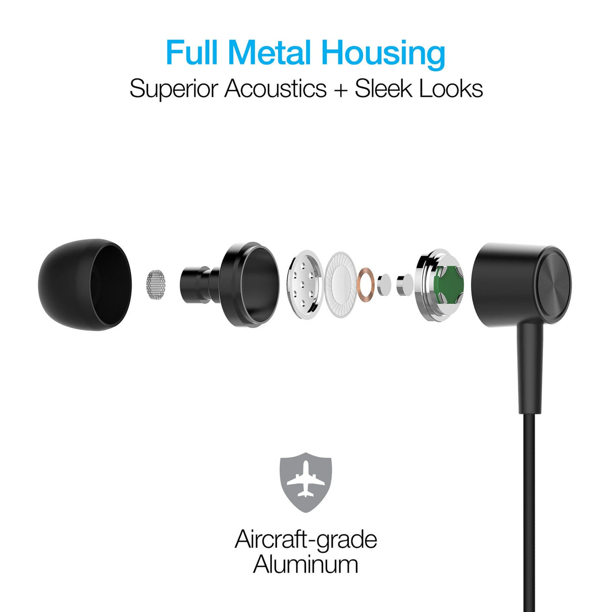 Naztech Platinum High Fidelity Lightning Earbuds from Jupiter Gear Home