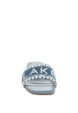 Vacay Babe Lake Como Beaded Slip-On Heels from My Pampered Life Seattle