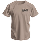 Fear God Not Man Men's T-Shirt From Combat Iron Apparel From Combat Iron Apparel
