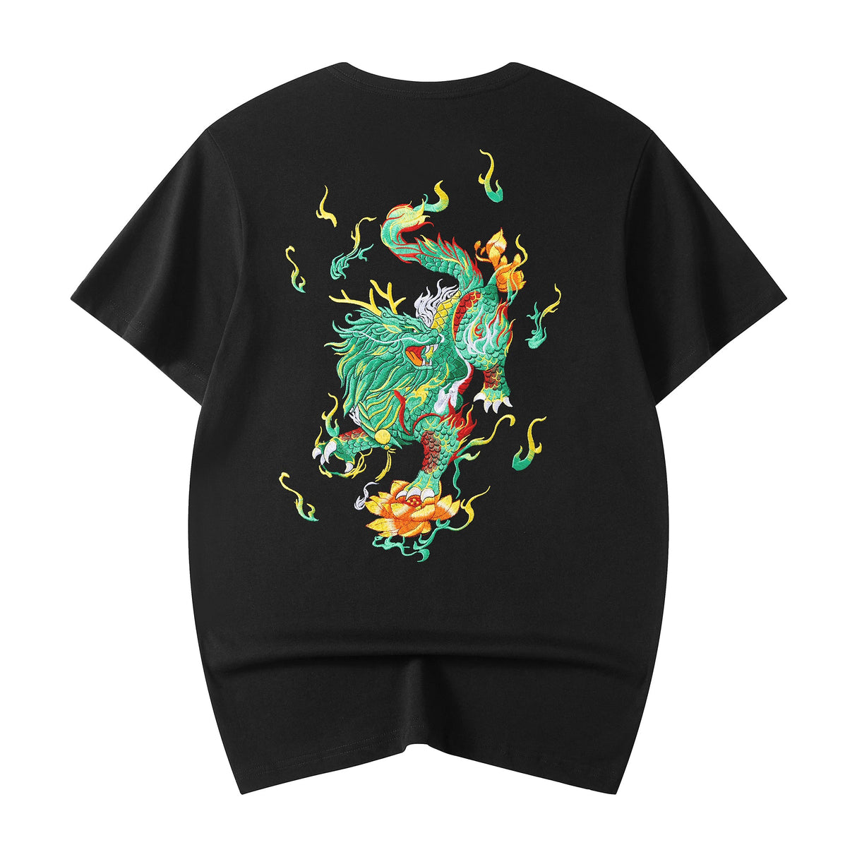 Emerald Kirin Embroidery Tee from Niepce Inc
