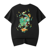 Emerald Kirin Embroidery Tee from Niepce Inc