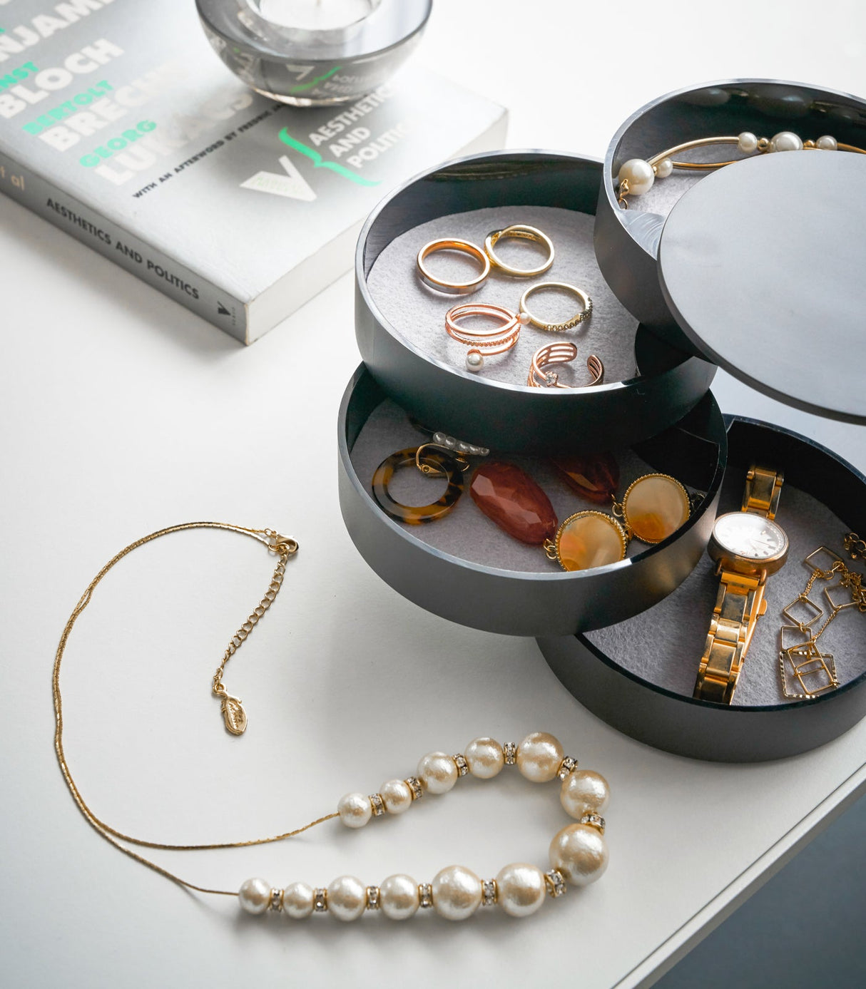 Stacked Jewelry Organizer from Yamazaki Home
