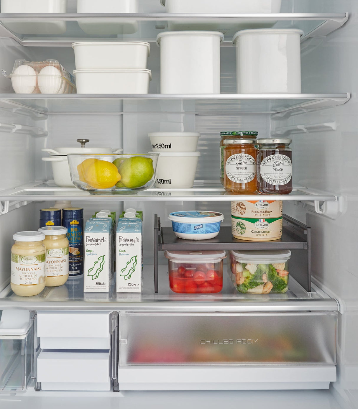 Two-Way Adjustable Refrigerator Shelf from Yamazaki Home