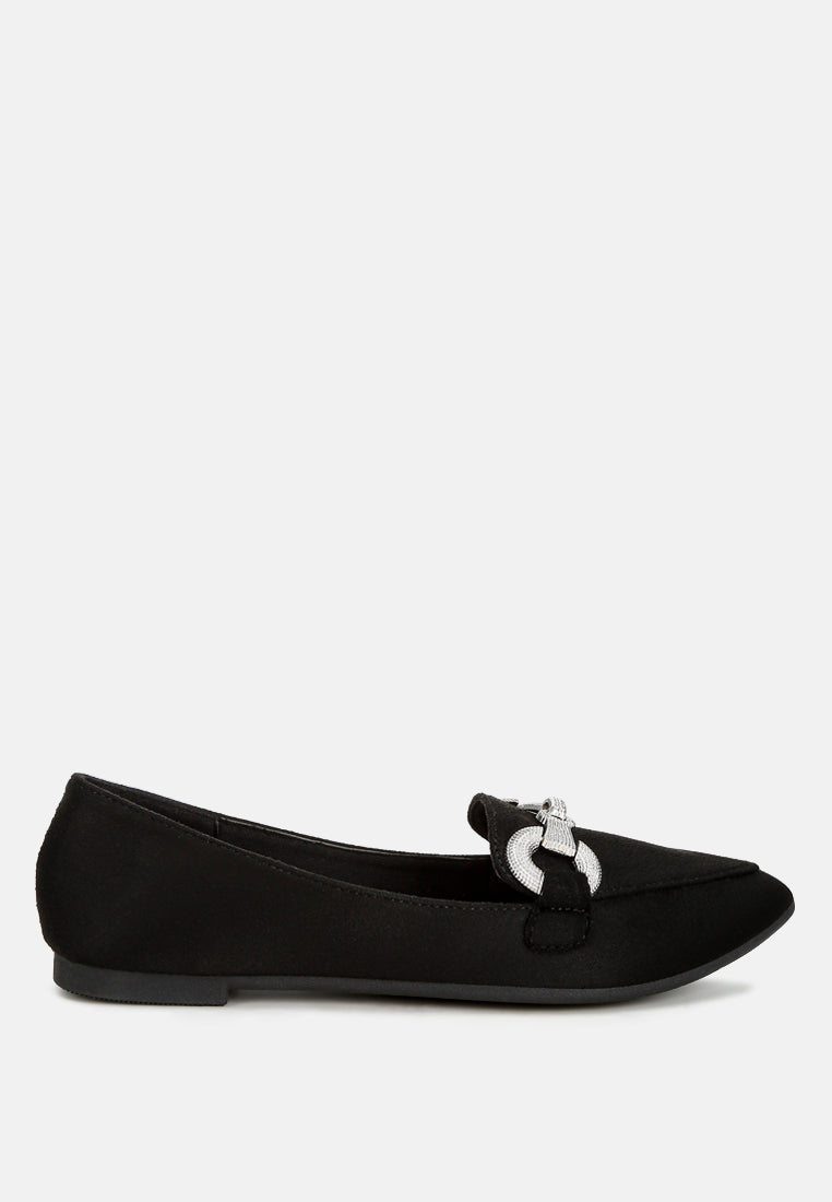 Fembot Horsebit Detail Flexible Loafers from London Rag International