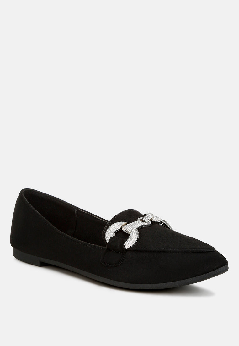Fembot Horsebit Detail Flexible Loafers from London Rag International