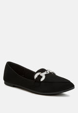 Fembot Horsebit Detail Flexible Loafers from London Rag International