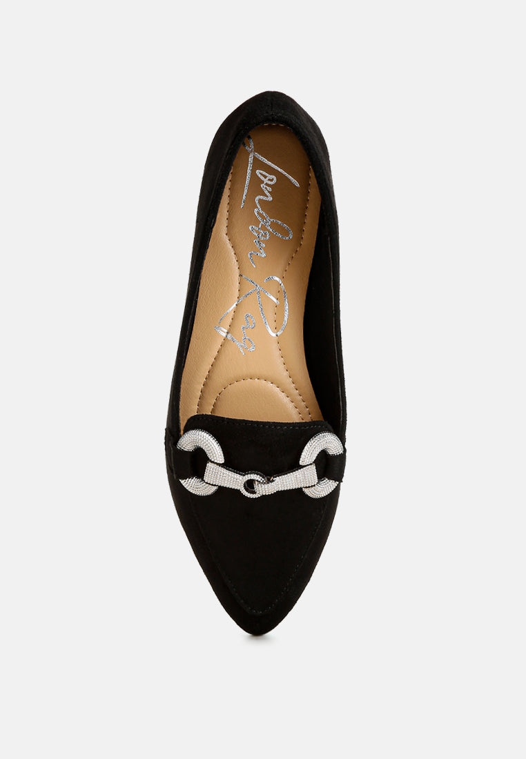 Fembot Horsebit Detail Flexible Loafers from London Rag International