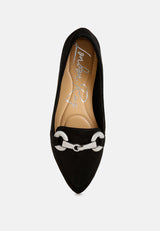 Fembot Horsebit Detail Flexible Loafers from London Rag International