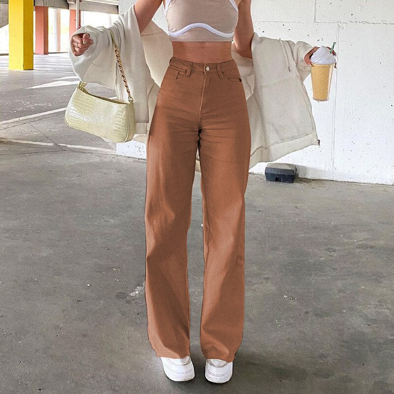 Korean Style Flare Jeans From Kawaii Stop