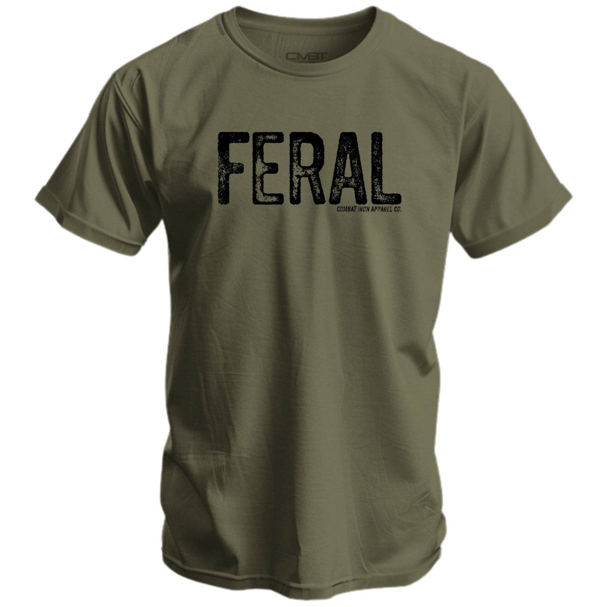 Feral Distressed Men's T-Shirt From Combat Iron Apparel