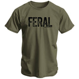 Feral Distressed Men's T-Shirt From Combat Iron Apparel