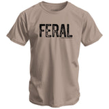 Feral Distressed Men's T-Shirt From Combat Iron Apparel