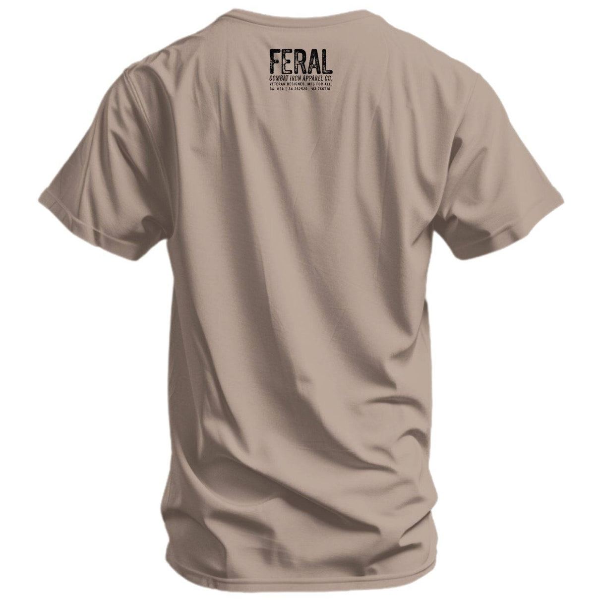 Feral Distressed Men's T-Shirt From Combat Iron Apparel