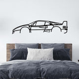 Ferrari F40 Car Silhouette from VITAHOME DESIGN LLC