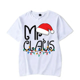 Mr. Claus Christmas T-Shirt - Festive Holiday Lights Graphic Tee From Kawaii Stop