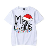 Mrs. Claus Christmas T-Shirt - Festive Holiday Lights Graphic Tee From Kawaii Stop