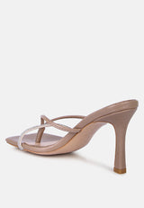 Fetish Croc Rhinestone Strap Sandals from London Rag International