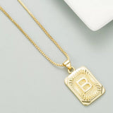 Classy Pendant Talia Initial Gold Letter Necklace from My Pampered Life Seattle