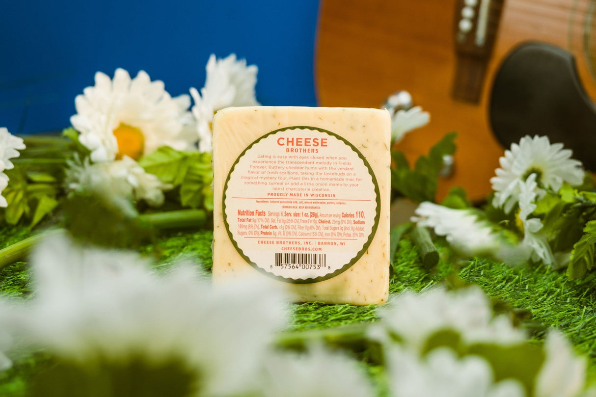 Fields Forever Green Onion Cheddar from Cheese Brothers, Inc.