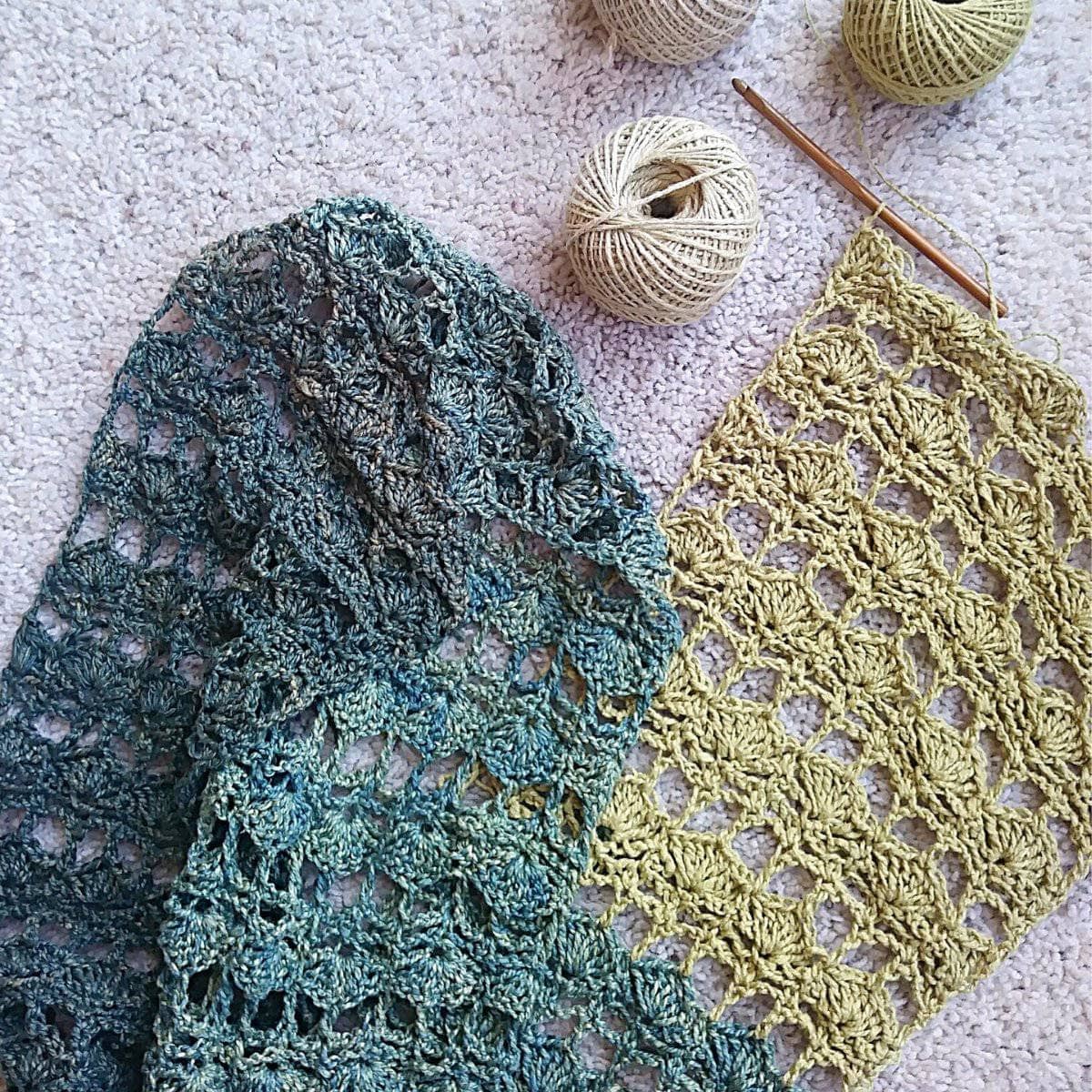Fields of Home Scarf Crochet Pattern from Darn Good Yarn