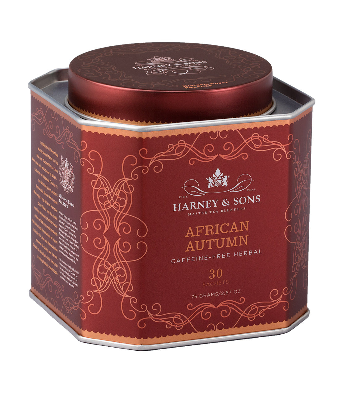 African Autumn, HRP Tin of 30 Sachets from Harney & Sons Fine Teas