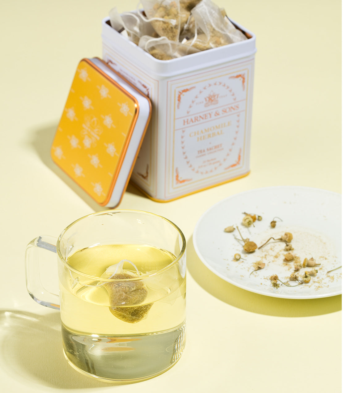 Chamomile Herbal, Classic Tin of 20 Sachets from Harney & Sons Fine Teas