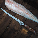 Grizzly Fillet | Forged Japanese San Mai Steel 7" From The Cooking Guild