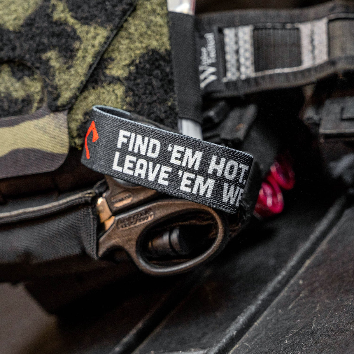 Reversible Elastic Wristband Bracelet from Combat Iron Apparel