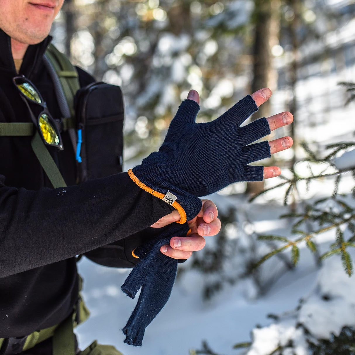 Lightweight - Fingerless Gloves from Minus33 Merino Wool Clothing