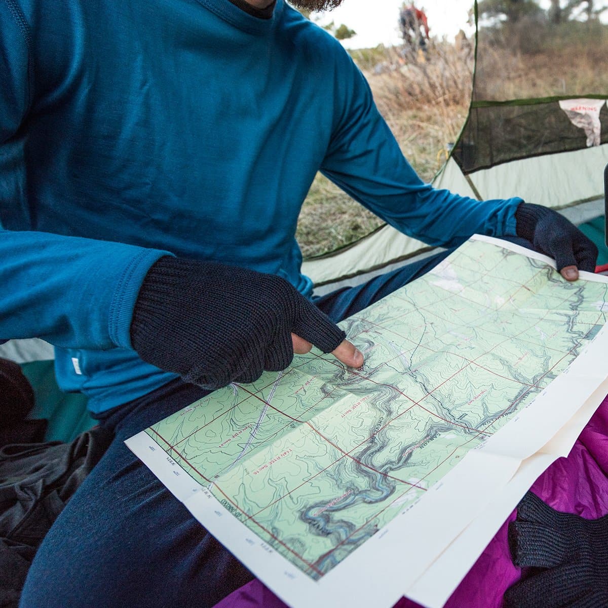 Lightweight - Fingerless Gloves from Minus33 Merino Wool Clothing