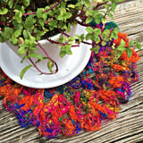 Fingerpaints Doily Beginner Crochet Pattern from Darn Good Yarn