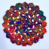 Fingerpaints Doily Beginner Crochet Pattern from Darn Good Yarn
