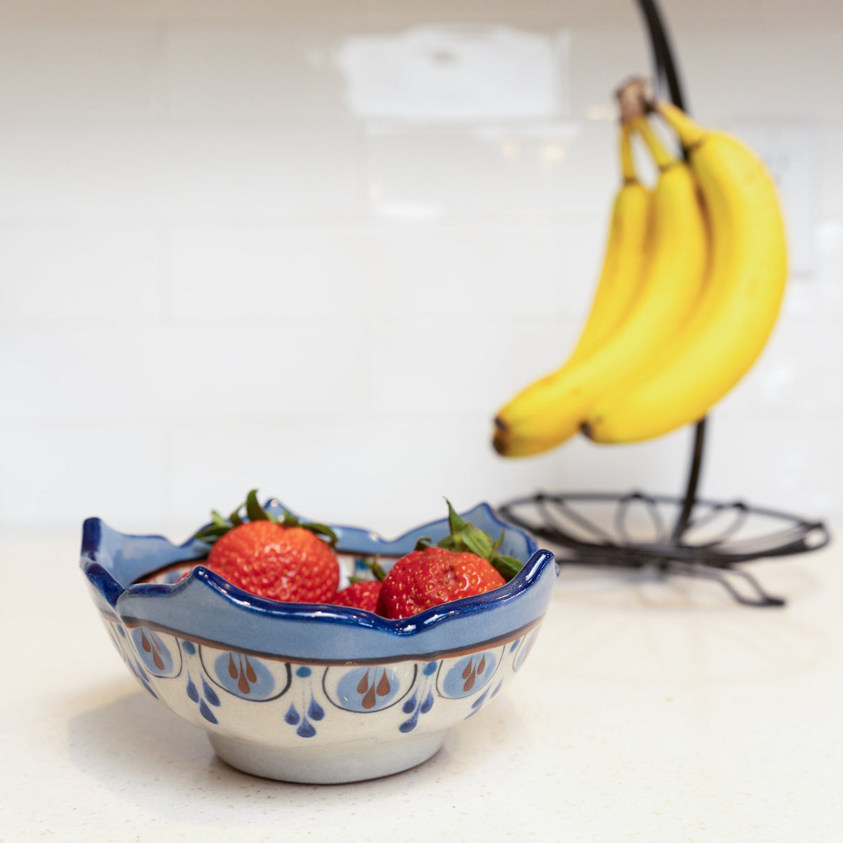 Guatemalan Stoneware Berry Bowl from Upavim Crafts