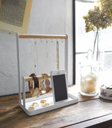 Jewelry + Accessory Display - Steel + Wood from Yamazaki Home
