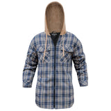 Frontier Zip Flannel with hood from Combat Iron Apparel