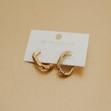 Flirty Fantasy Oval Hoop Earrings - WATERPROOF from Pretty Simple