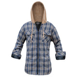 Frontier Zip Flannel with hood from Combat Iron Apparel