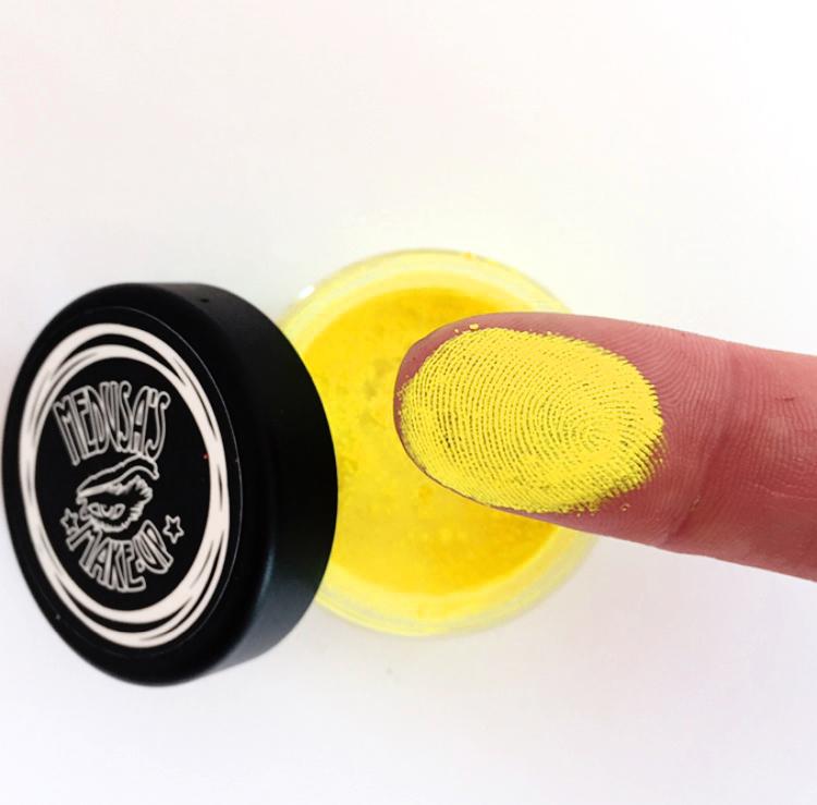 UV Neon Pigment Makeup - Fluorescent Yellow from Medusa's Makeup
