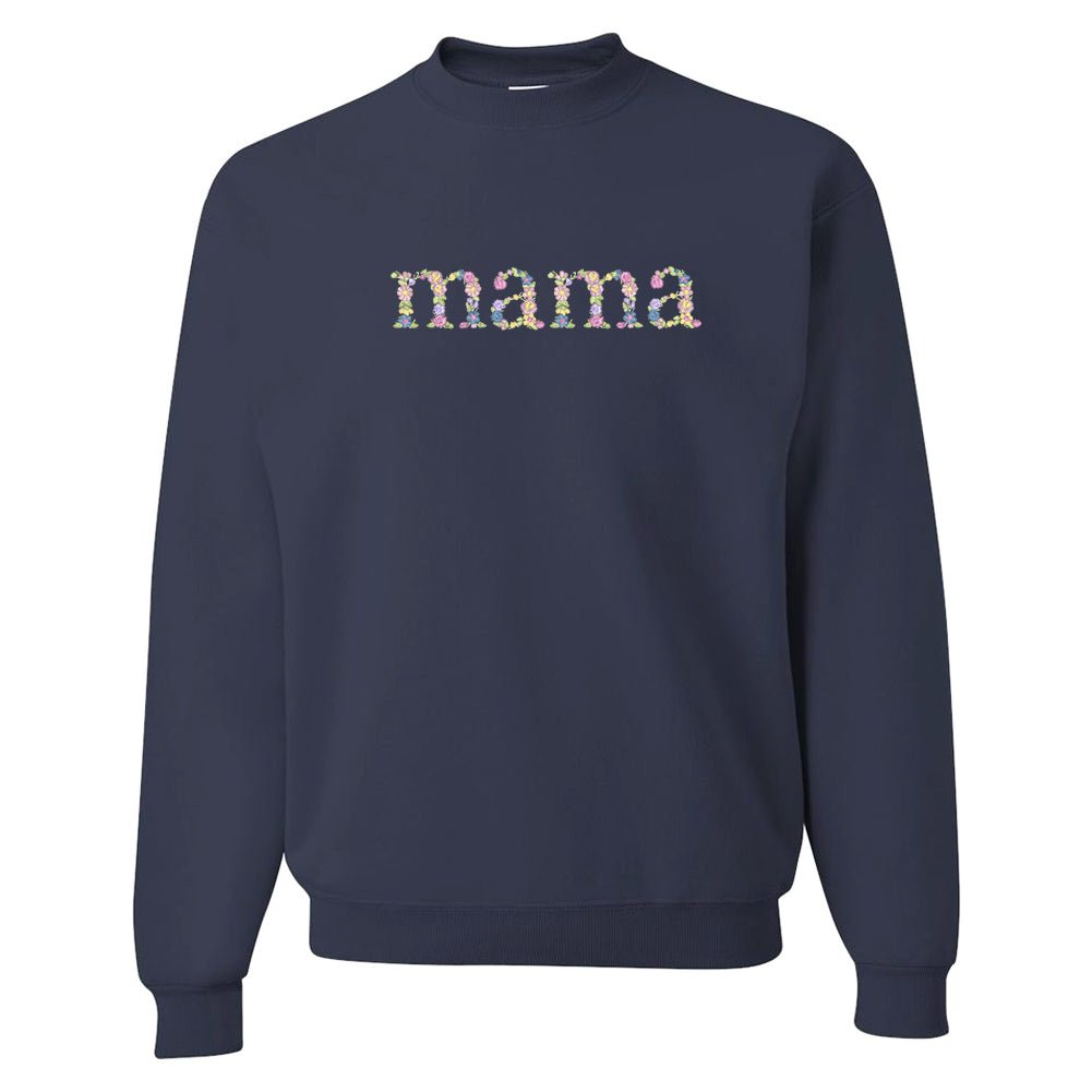 'Floral Mama' Crewneck Sweatshirt from United Monograms
