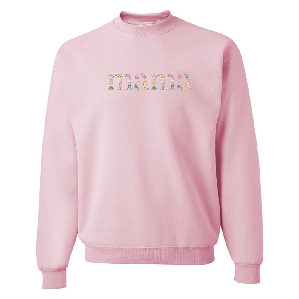 'Floral Mama' Crewneck Sweatshirt from United Monograms