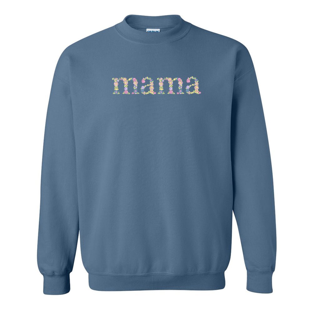 'Floral Mama' Crewneck Sweatshirt from United Monograms