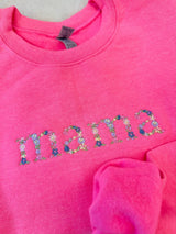 'Floral Mama' Crewneck Sweatshirt from United Monograms