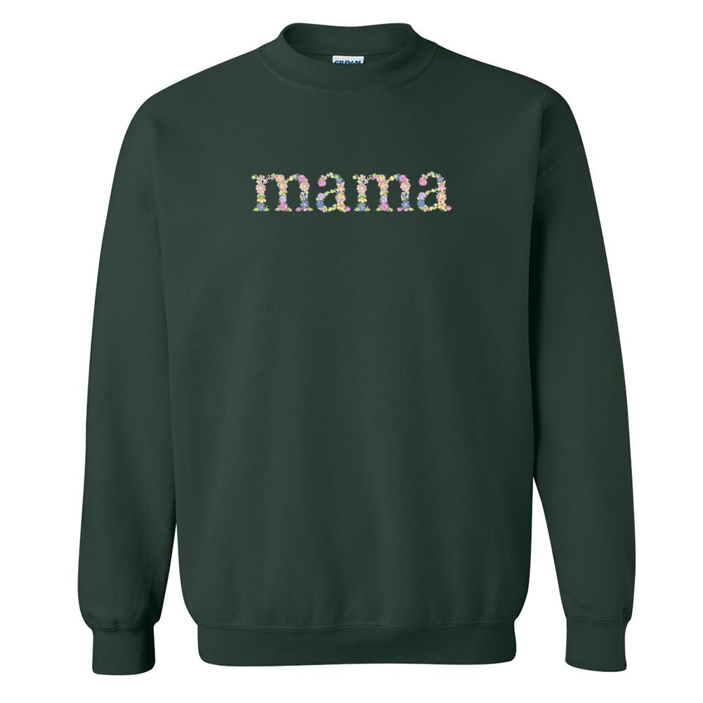 'Floral Mama' Crewneck Sweatshirt from United Monograms