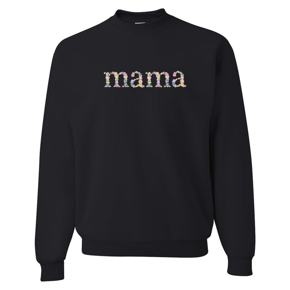 'Floral Mama' Crewneck Sweatshirt from United Monograms