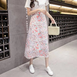 Floral Print Maxi Skirt from Kawaii Stop
