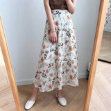Floral Print Maxi Skirt from Kawaii Stop