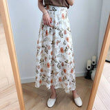 Floral Print Maxi Skirt from Kawaii Stop