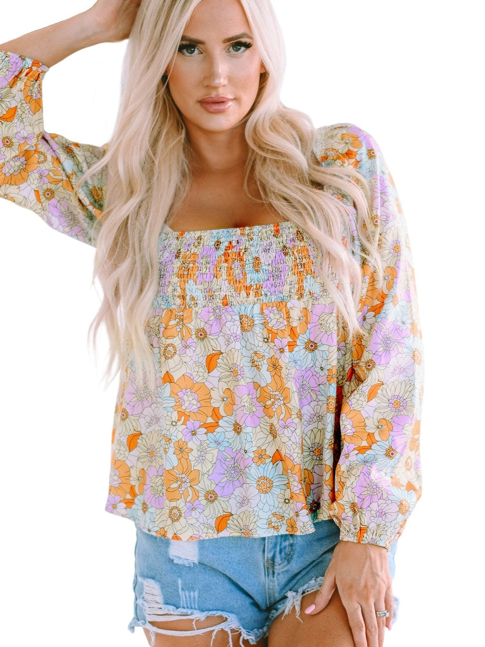 Appealing Floral Blouse from MsDressly