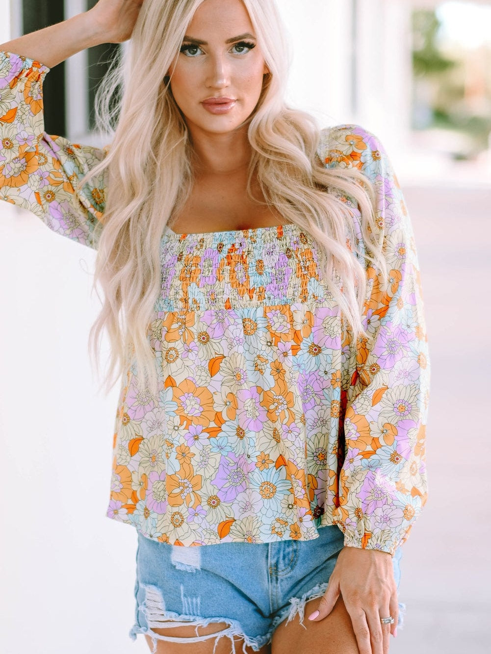 Appealing Floral Blouse from MsDressly