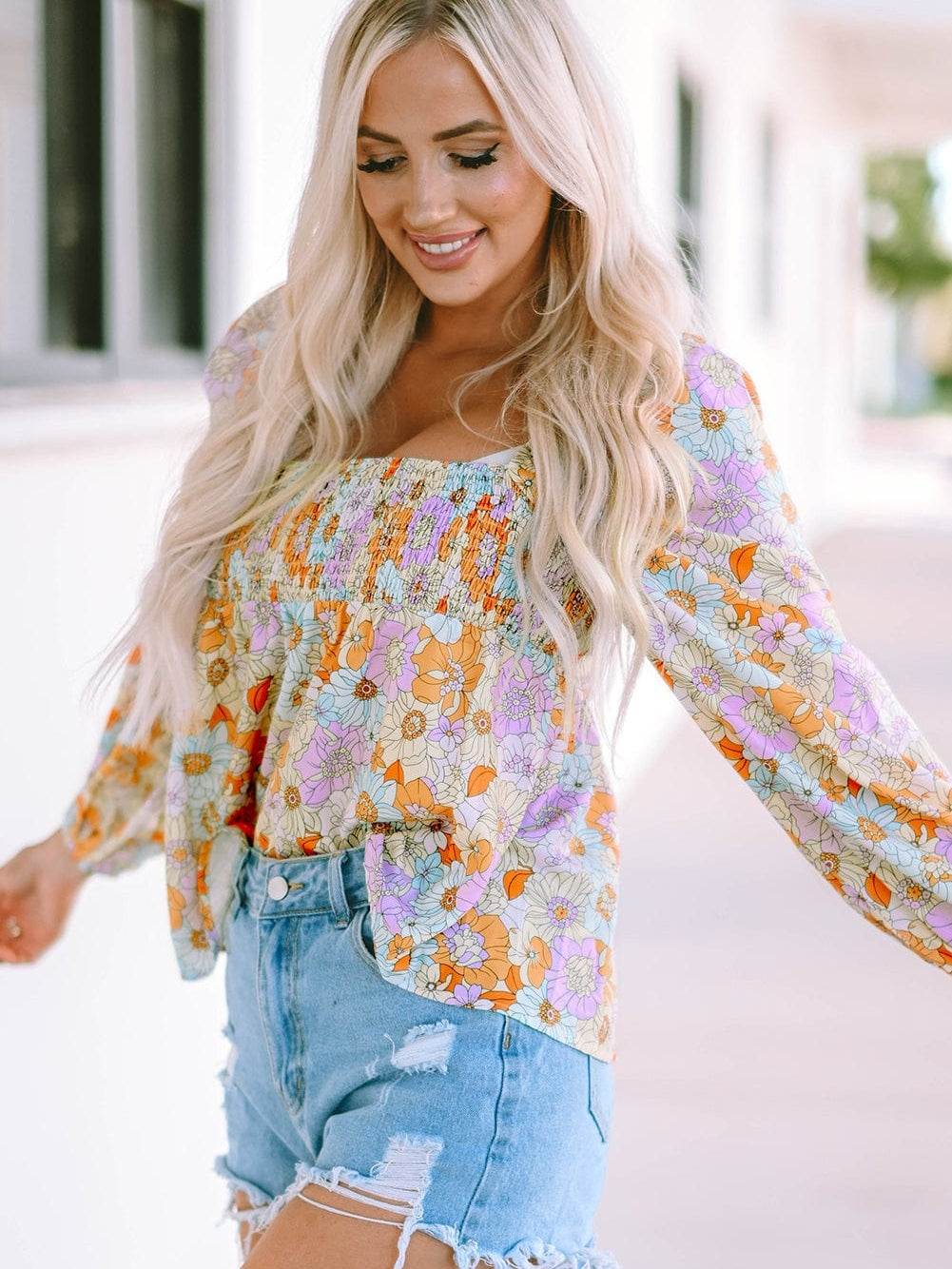 Appealing Floral Blouse from MsDressly